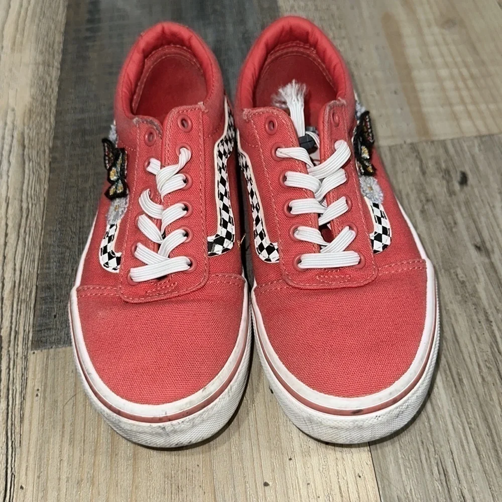 Kids Red checkered vans